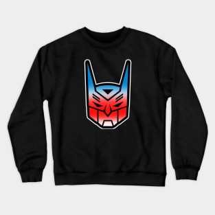 Superhero Vigilante Hero Robot Logo Parody Crewneck Sweatshirt